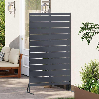 Privacy Screen 100 x 50 x 180 cm Steel Anthracite