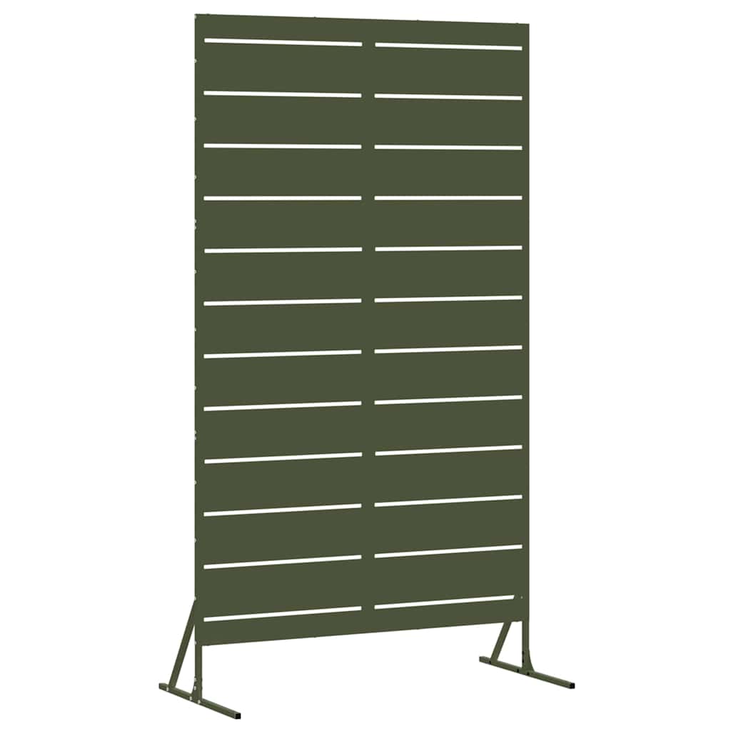 Privacy Screen 100 x 50 x 180 cm Steel Olive Green