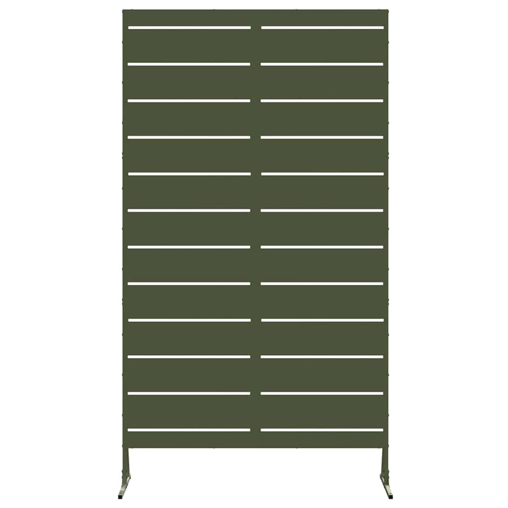 Privacy Screen 100 x 50 x 180 cm Steel Olive Green