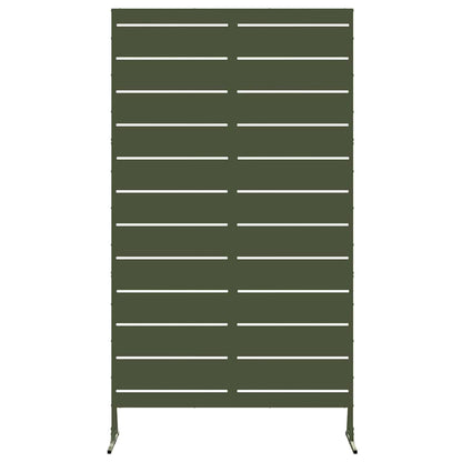 Privacy Screen 100 x 50 x 180 cm Steel Olive Green