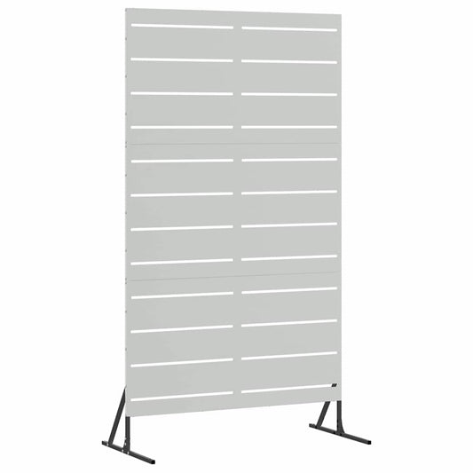 Privacy Screen 100 x 50 x 180 cm Galvanised Steel Silver