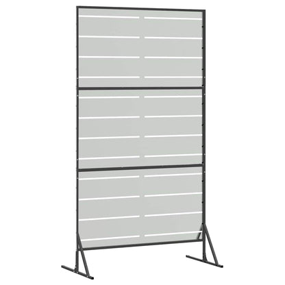 Privacy Screen 100 x 50 x 180 cm Galvanised Steel Silver