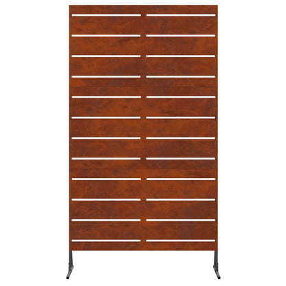 Privacy Screen 100 x 50 x 180 cm Weathering Steel Rusty