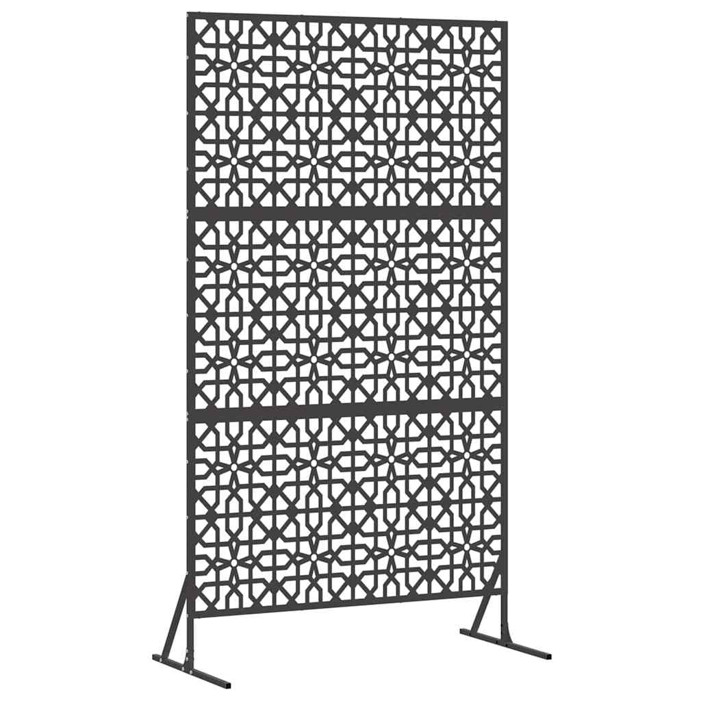 Privacy Screen 100 x 50 x 180 cm Steel Black