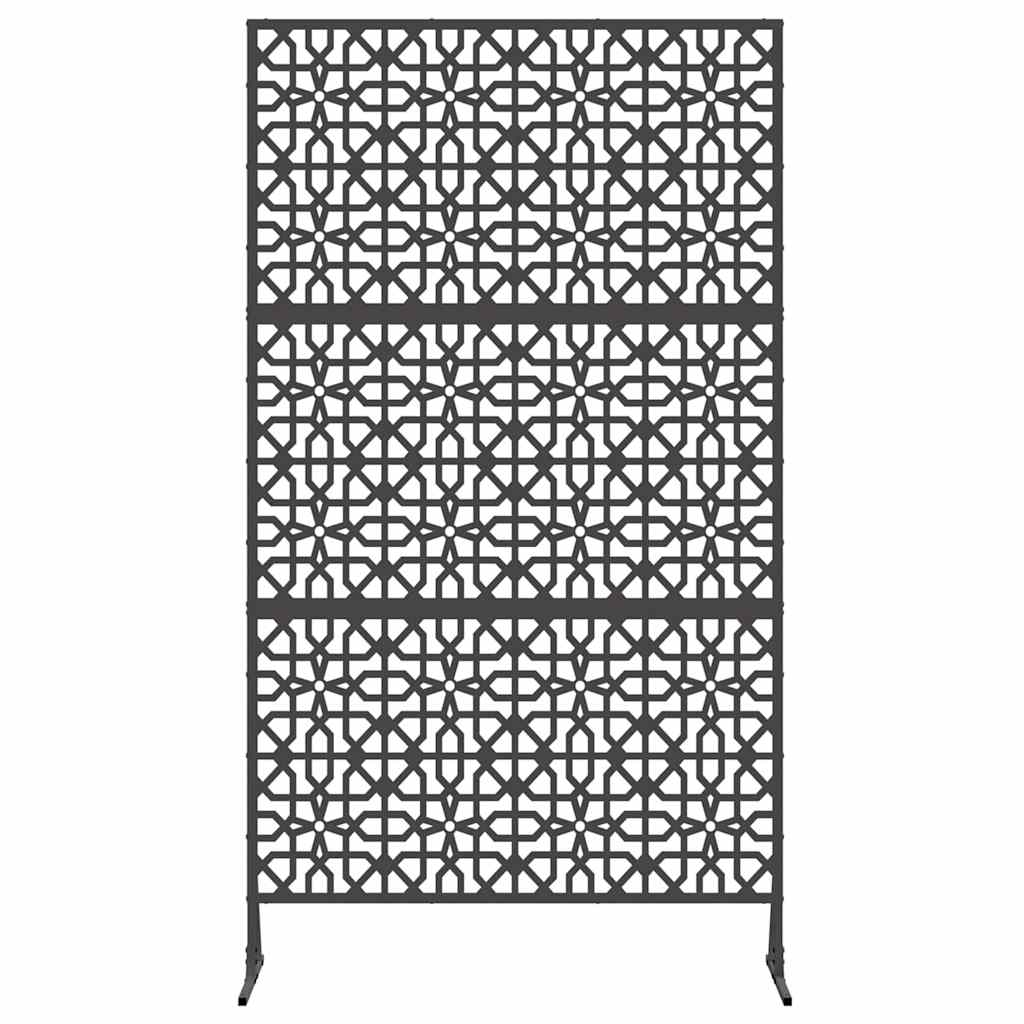 Privacy Screen 100 x 50 x 180 cm Steel Black