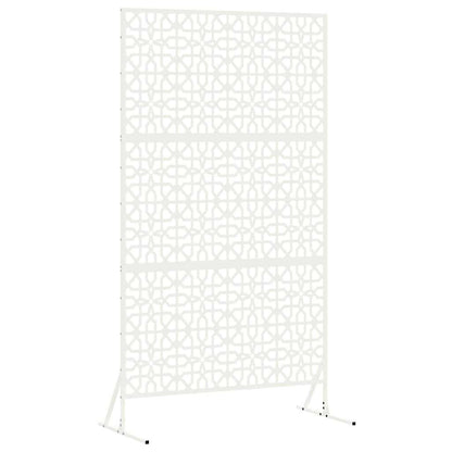 Privacy Screen 100 x 50 x 180 cm Steel White