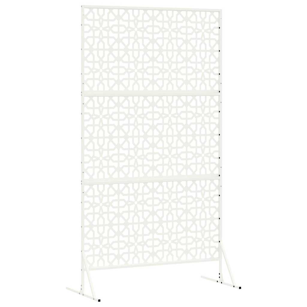 Privacy Screen 100 x 50 x 180 cm Steel White