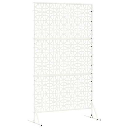 Privacy Screen 100 x 50 x 180 cm Steel White