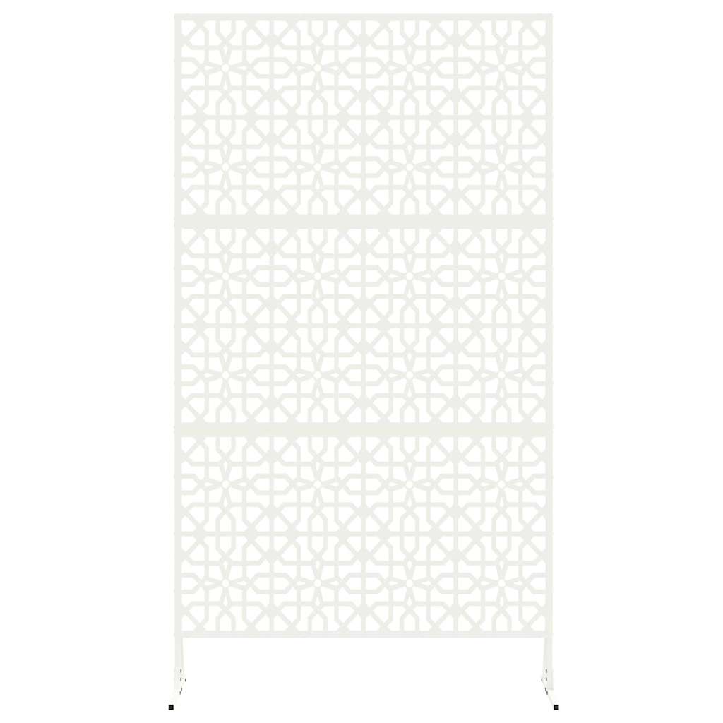 Privacy Screen 100 x 50 x 180 cm Steel White