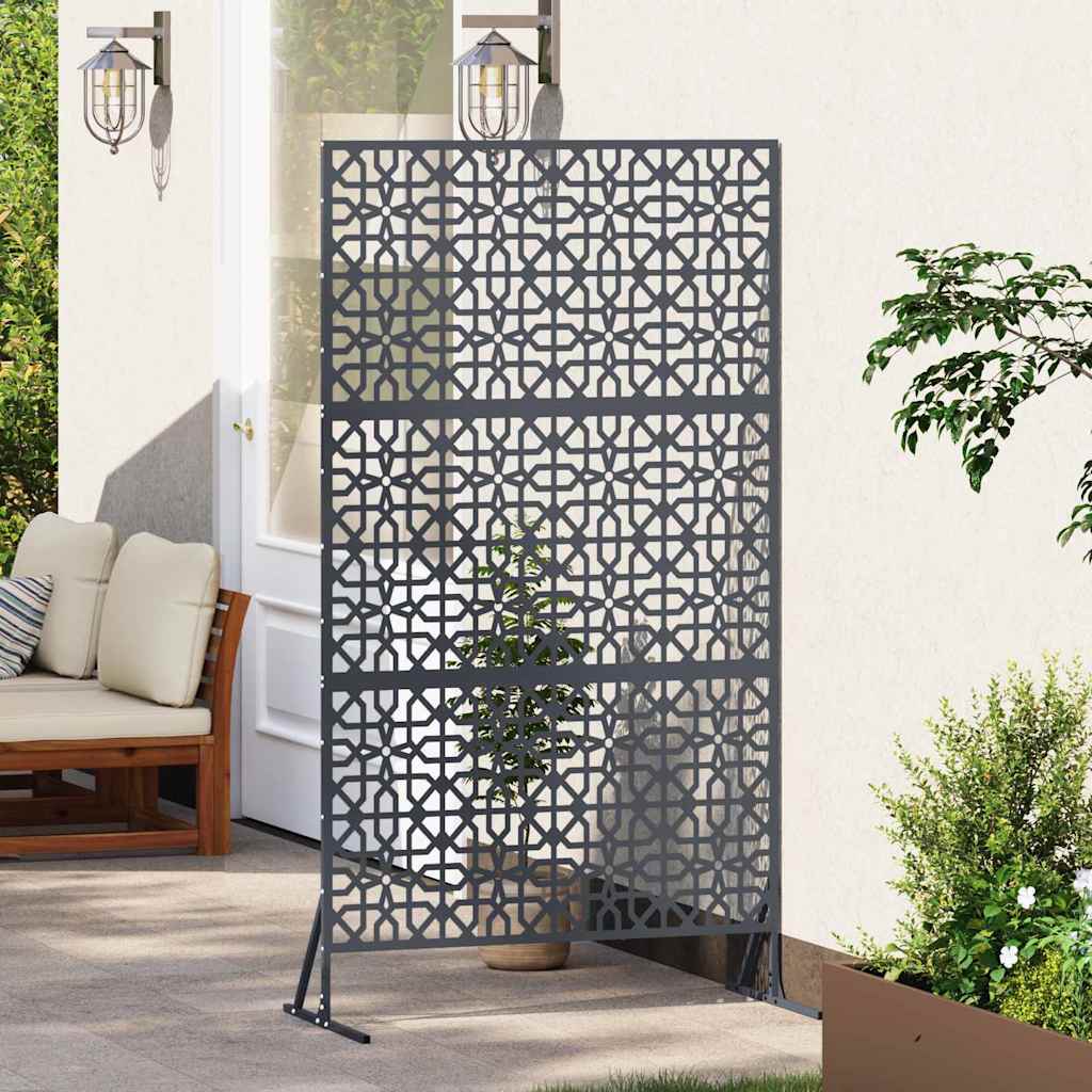 Privacy Screen 100 x 50 x 180 cm Steel Anthracite