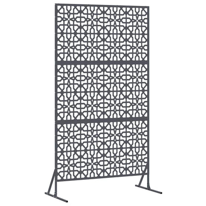 Privacy Screen 100 x 50 x 180 cm Steel Anthracite
