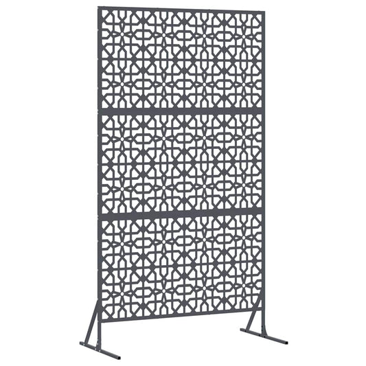 Privacy Screen 100 x 50 x 180 cm Steel Anthracite