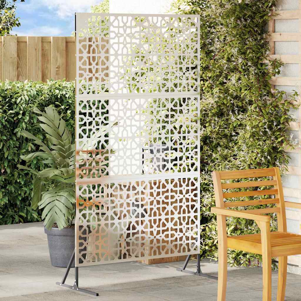 Privacy Screen 100 x 50 x 180 cm Stainless Steel Silver