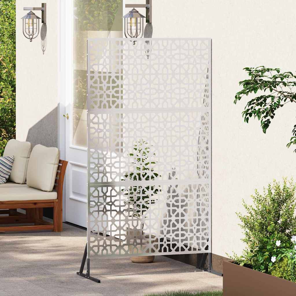 Privacy Screen 100 x 50 x 180 cm Stainless Steel Silver