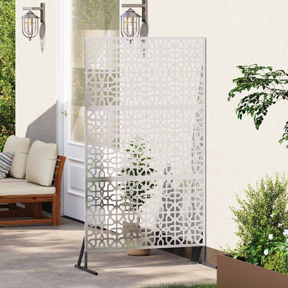 Privacy Screen 100 x 50 x 180 cm Stainless Steel Silver