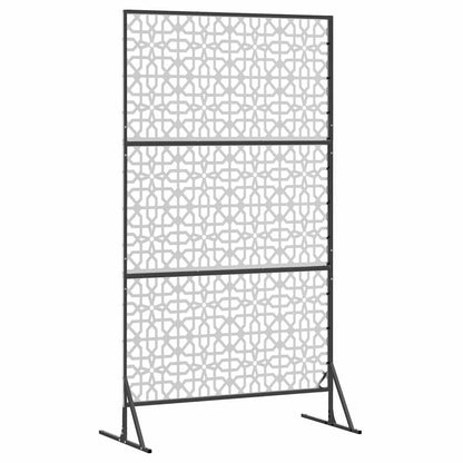 Privacy Screen 100 x 50 x 180 cm Galvanised Steel Silver