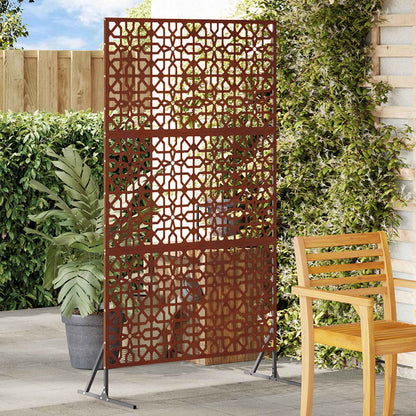 Privacy Screen Grey 100 x 50 x 180 cm Weathering Steel