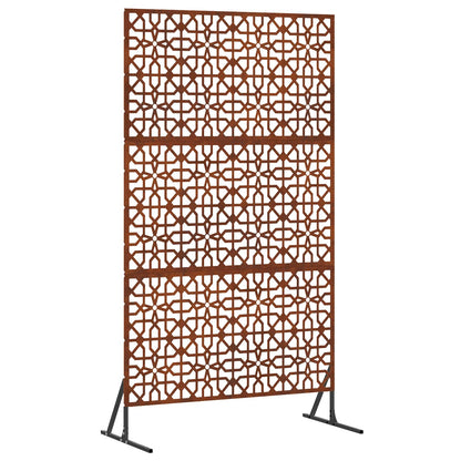 Privacy Screen Grey 100 x 50 x 180 cm Weathering Steel