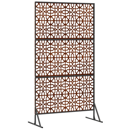 Privacy Screen Grey 100 x 50 x 180 cm Weathering Steel