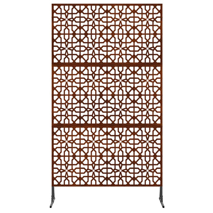 Privacy Screen Grey 100 x 50 x 180 cm Weathering Steel