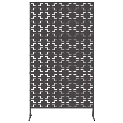 Privacy Screen 100 x 50 x 180 cm Steel Black
