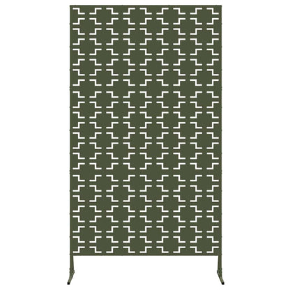 Privacy Screen 100 x 50 x 180 cm Steel Olive Green