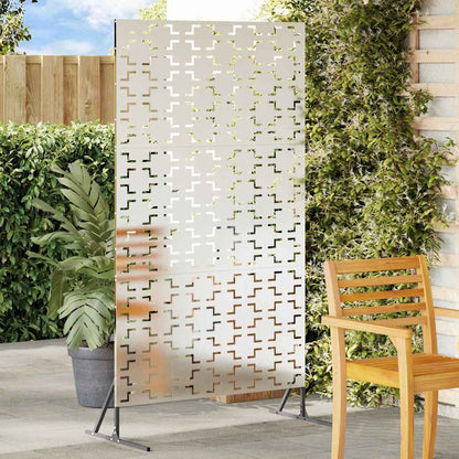 Privacy Screen 100 x 50 x 180 cm Stainless Steel Silver