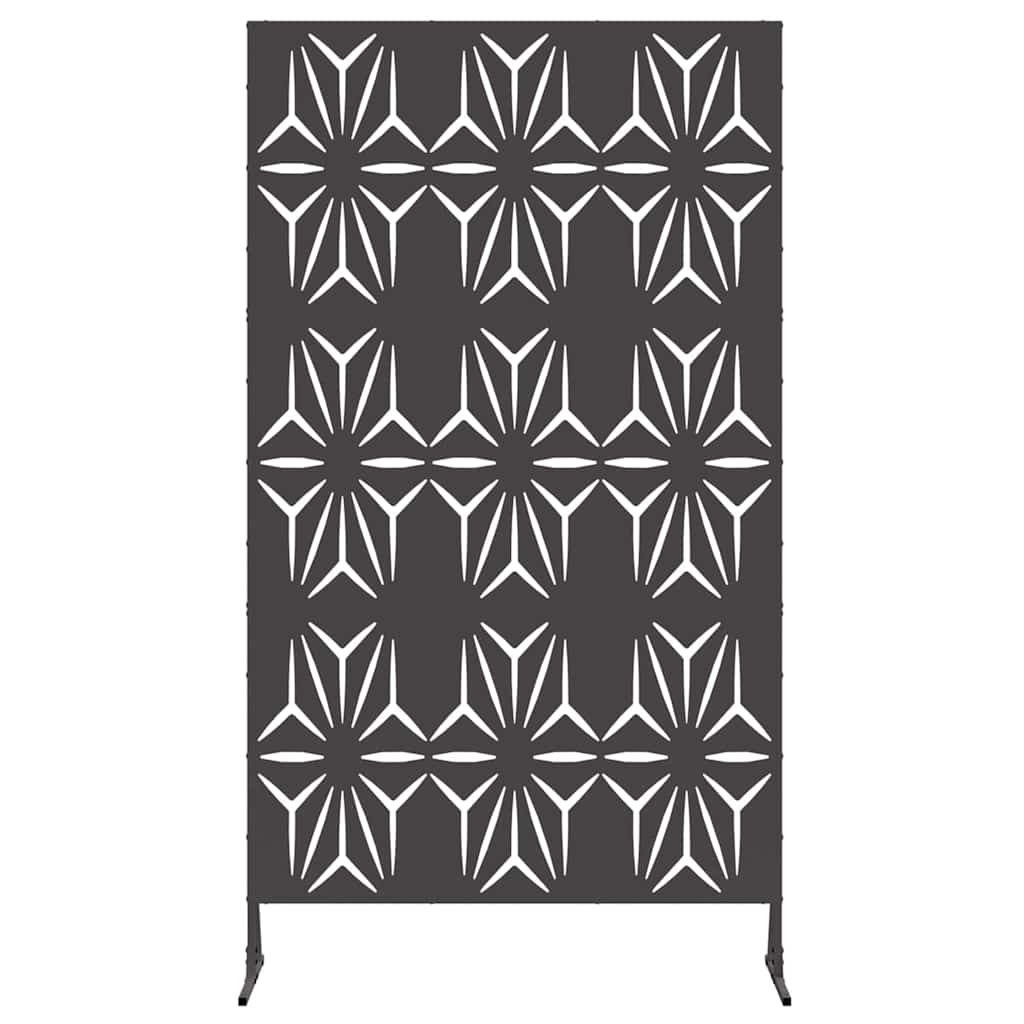 Privacy Screen 100 x 50 x 180 cm Steel Black