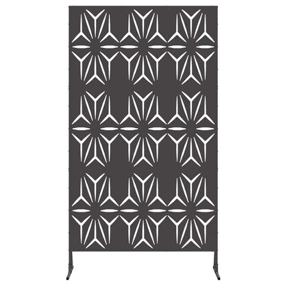 Privacy Screen 100 x 50 x 180 cm Steel Black