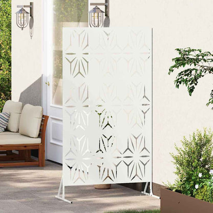 Privacy Screen 100 x 50 x 180 cm Steel White