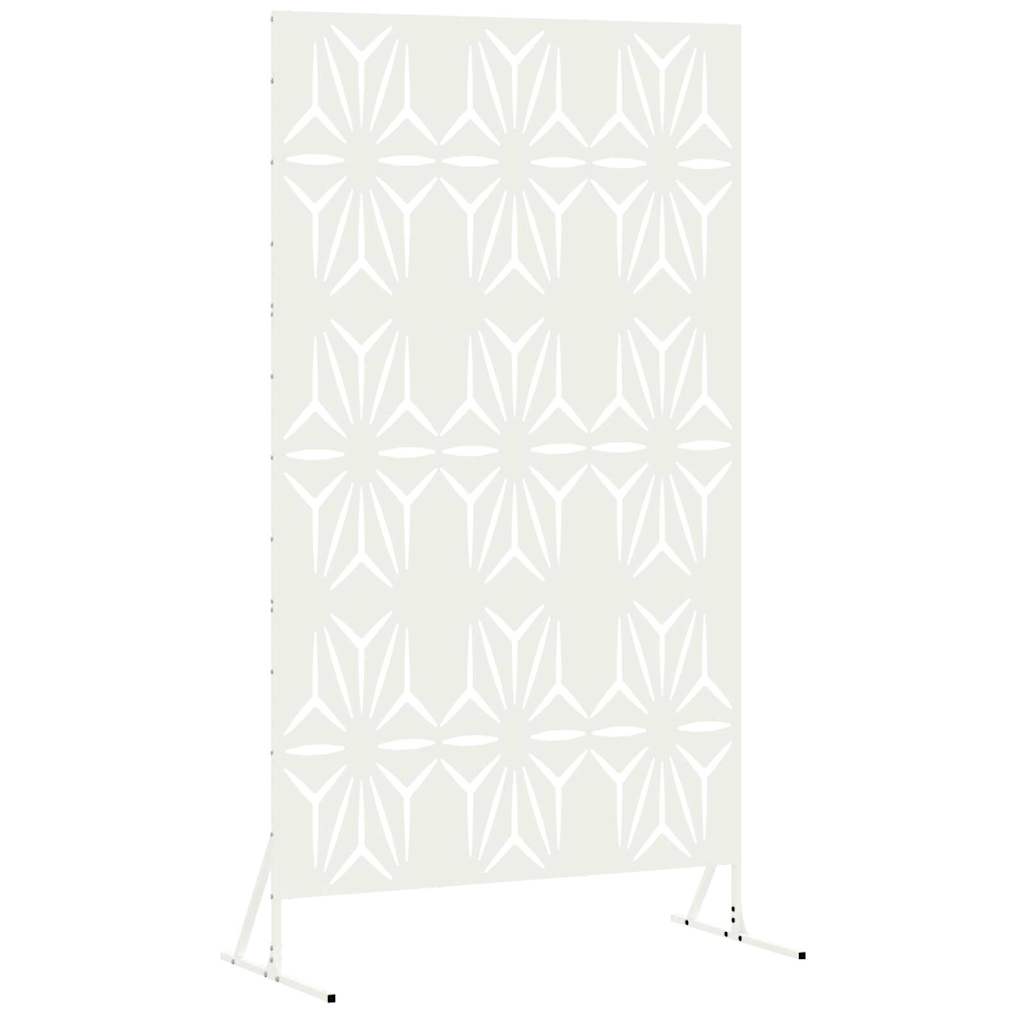 Privacy Screen 100 x 50 x 180 cm Steel White