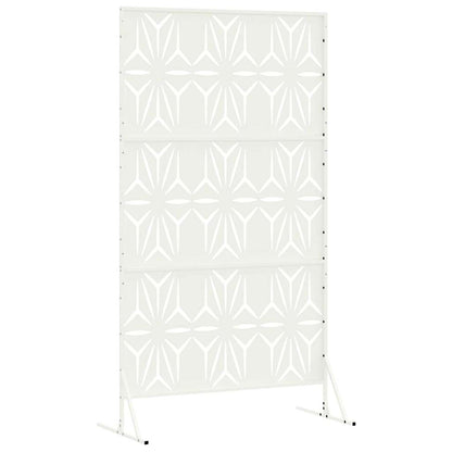 Privacy Screen 100 x 50 x 180 cm Steel White