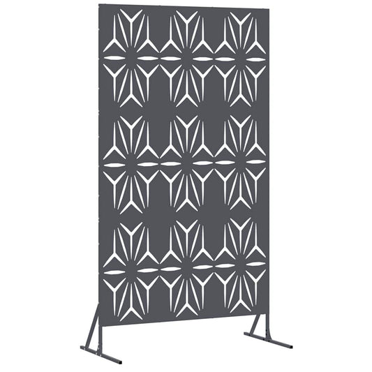 Privacy Screen 100 x 50 x 180 cm Steel Anthracite