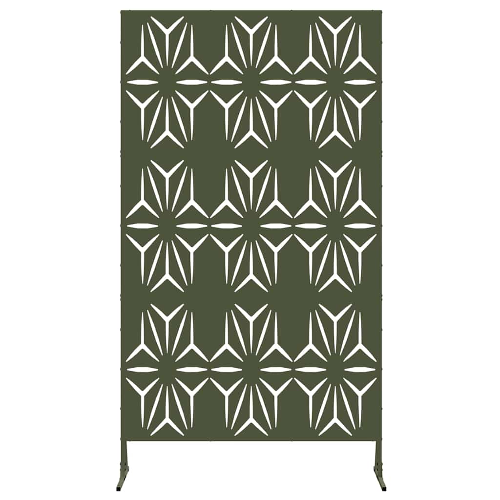 Privacy Screen 100 x 50 x 180 cm Steel Olive Green