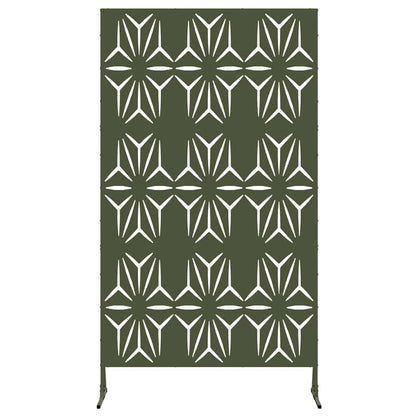 Privacy Screen 100 x 50 x 180 cm Steel Olive Green