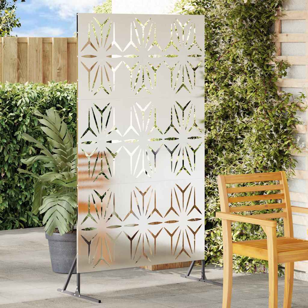 Privacy Screen 100 x 50 x 180 cm Stainless Steel Silver