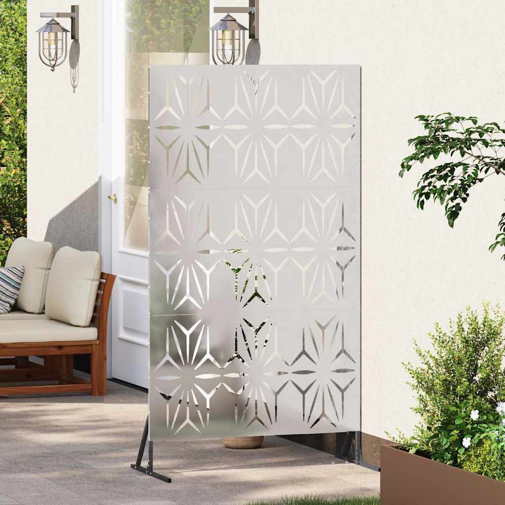 Privacy Screen 100 x 50 x 180 cm Stainless Steel Silver