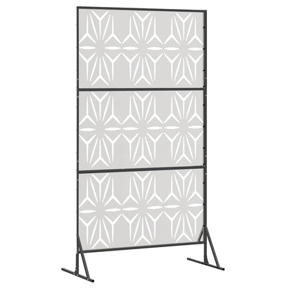Privacy Screen 100 x 50 x 180 cm Stainless Steel Silver