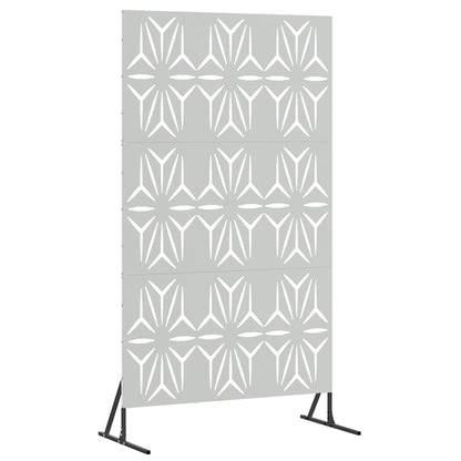 Privacy Screen 100 x 50 x 180 cm Galvanised Steel Silver