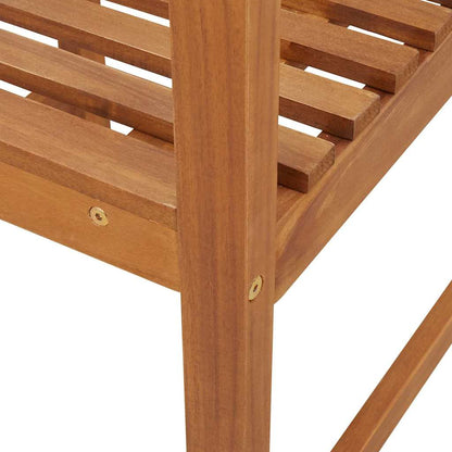 Garden Chair Brown 50 x 50 x 91cm Solid Acacia wood
