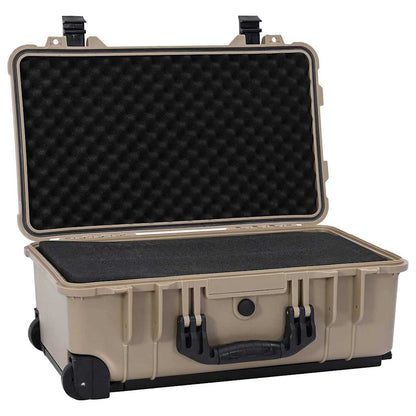 Hard Luggage Case Sand 56 x 35 x 23 cm Polypropylene and ABS