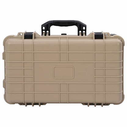 Hard Luggage Case Sand 56 x 35 x 23 cm Polypropylene and ABS