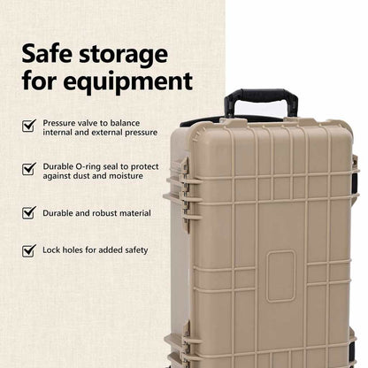 Hard Luggage Case with Storage Sand 40.5 x 33 x 17.5 cm