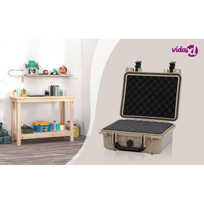 Hard Luggage Case with Storage Sand 27 x 24.5 x 12.5 cm