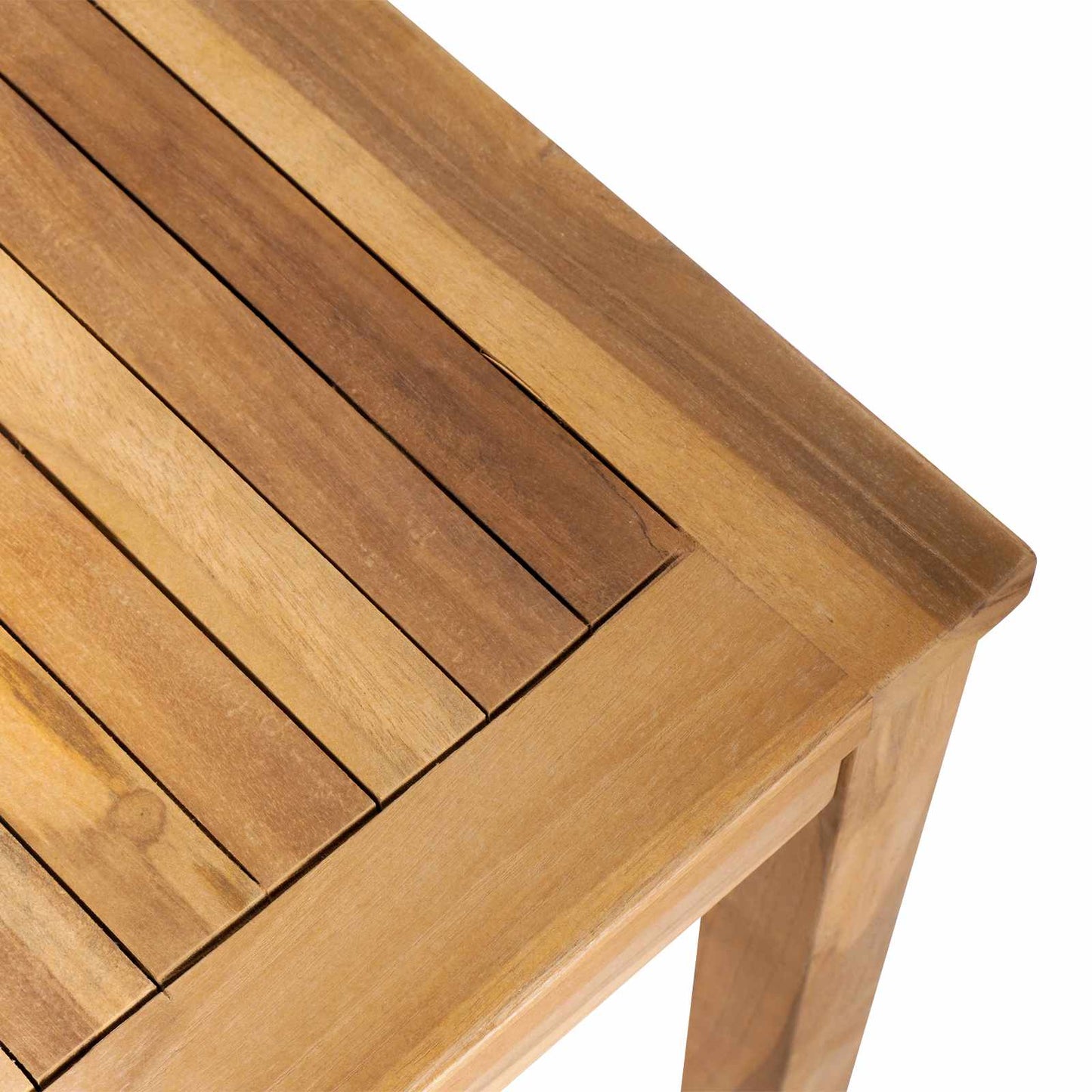 Table Brown 95 x 45 x 40 cm Solid Teak Wood