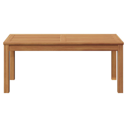 Table Brown 95 x 45 x 40 cm Solid Teak Wood