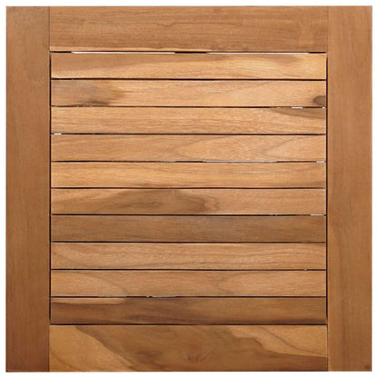 Sun lounger 2 pcs Solid Teak Wood Brown