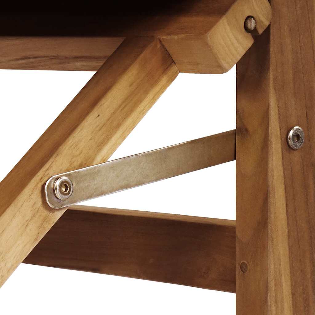 Director Chair Grey Solid Teak Wood