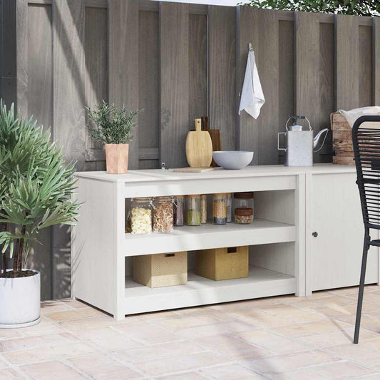 Kitchen Cabinet White 106 x 55 x 64 cm Solid Pine wood