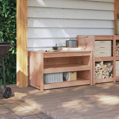 Kitchen Cabinet Brown 106 x 55 x 64 cm Solid Pine wood